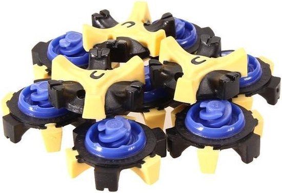 Champ Stinger Tri-Lok Golf Spikes - 18 Pack - Black/Silver
