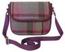 Solidchoice - Sac bandoulière tartan tweed pour femmes