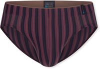 SCHIESSER Long Life Soft slip (1-pack) - heren slip - cacaobruin gestreept