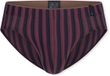 SCHIESSER Long Life Soft slip (1-pack) - heren slip - cacaobruin gestreept