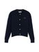 TOMMY HILFIGER Gebreid vest donkerblauw / goud