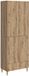 vidaXL - Canapé d'angle - 2 places - Bois - Chêne artisan