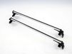 Barres de toit - Barres transversales réglables en aluminium - Convient pour une largeur de toit de 122–130 cm - Capacité de charge maximale : 75 kg - Fixation universelle à pince - Noir
