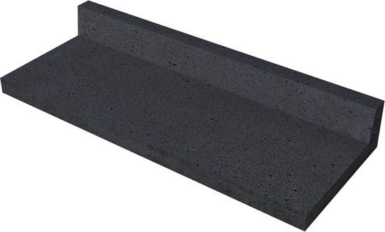Merkloos Gardenlux L-element gewapend carbon 100 x 40 x 15 cm