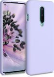 kwmobile telefoonhoesje geschikt voor OnePlus 8 (2020) - Hoesje met siliconen coating - Smartphone case in pastel-lavendel