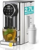 Heinrich's HWS 8731 Heetwaterdispenser - 2.7L - RVS/Zwart