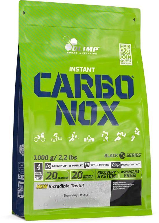 Olimp Supplements Carbonox - Koolhydraatpoeder - Aardbei - 1000 gram