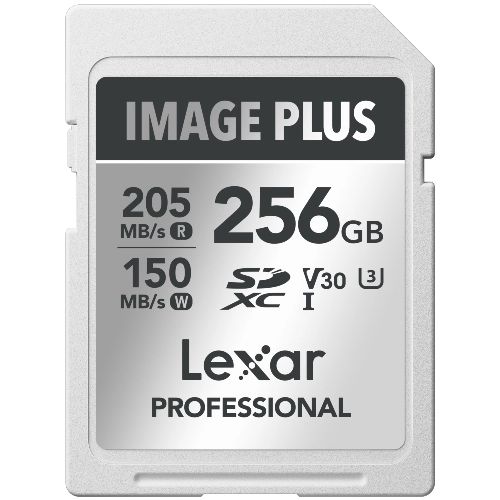Lexar Image Plus 256GB SDXC UHS-I V30 - R205/W150 MB/s
