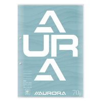 Aurora cursusblok A4 geruit 4 x 8 mm blauw 100 vel