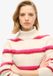 Superdry - Pull court à rayures - Femme - Rose