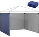 Paviljoen zijwanden 3x3 meter - Set van 3 wanden - met rits - 300x200 cm - Oxford stof - Bleu