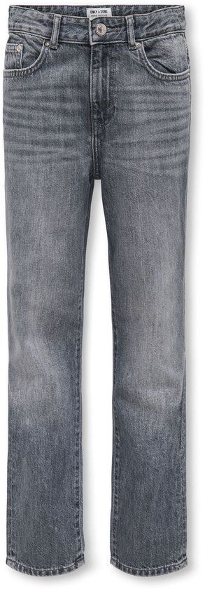 ONLY&SONS OSJEDGE STRAIGHT MG 3365 TAI DNM Jongens Jeans Medium Grey Denim Maat 122