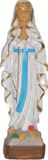Merkloos / Sans marque Maria Lourdes Maria Lourdes beeldje - biddend - 10 cm - polystone - religieuze beelden