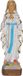 Merkloos / Sans marque Maria Lourdes Maria Lourdes beeldje - biddend - 10 cm - polystone - religieuze beelden