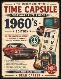 1960 Time Capsule Crossword Puzzle Book
