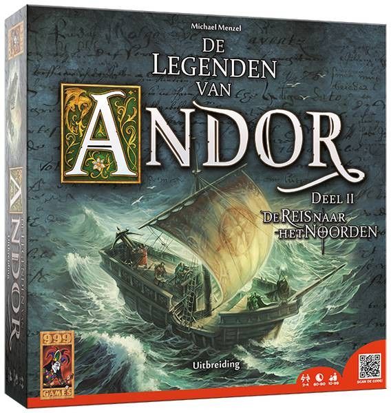 999 Games De Legenden van Andor: De Reis naar het Noorden Uitbreiding Bordspel