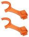 Clés set de 2 pièces - Outil multifonction pour raccords de tuyau d'égout de 3 pouces/4 pouces - Poignées ergonomiques - ABS durable - Couleur orange vif - Facile à nettoyer - Outil pour tuyau d'égout
