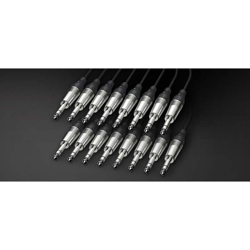 Alva T8T8PRO2 - Analoge Multikabel - 8x TRS 6.3mm - 2m