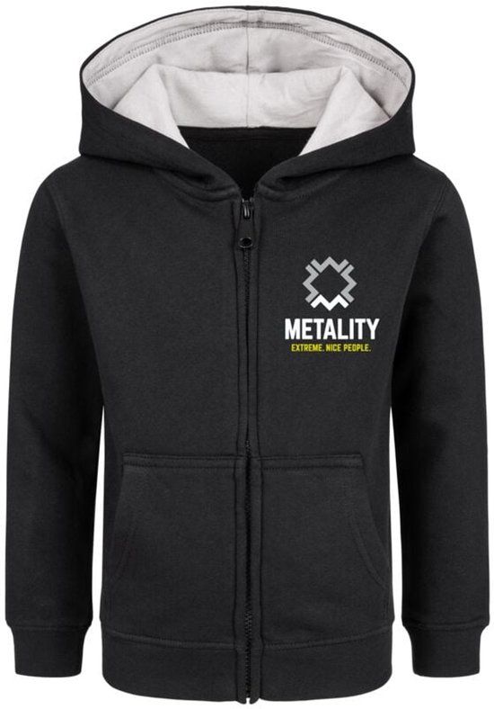 Metality Logo Kinder vesten zwart Katoen -
