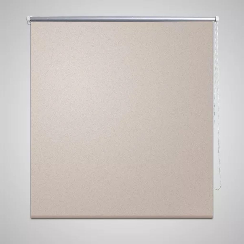 vidaXL Rolgordijn verduisterend 160 x 230 cm beige