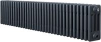 MonsterShop Monster Group BV Traditionele 4-kolom radiator - horizontaal - antracietgrijs - 300x1505 mm