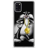 ERT GROUP mobiel telefoonhoesje voor Samsung A31 origineel en officieel erkend Looney Tunes patroon Sylvester 002 optimaal aangepast aan de vorm van de mobiele telefoon, hoesje is gemaakt van TPU