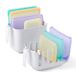 YouCopia Herbruikbare Siliconen, Wit, Bag Droogrek en Bin Set
