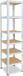 Shelfplaza HOME metalen stellingkast - 230x40x40 cm - wit - 6 planken