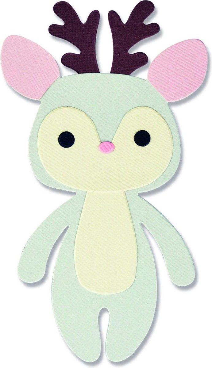 Sizzix Bigz Die - Christmas Character by Kath Breen, 665347, Multi kleuren, One Size
