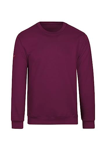 Trigema Sweatshirt voor heren - Rood (Sangria 89., L)