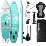 Supper Opblaasbaar SUP Board XL - 335 x 81 cm - Turqoise