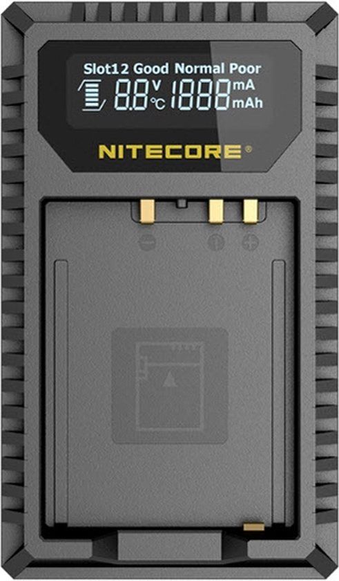 Nitecore FX1 Compacte Dubbel Lader voor Fujifilm NP-FW126(S)