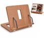 MasonPro Verstelbare Boekenstandaard Hout - Kookboek Standaard - Kookboekhouder - Tablet Standaard - Boeken Houder - Boekhouder - Boekensteun - Leesstandaard - Antislip - 22x29CM
