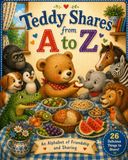 Teddy Teddy Shares from A to Z: A Cute ABC Book About Sharing and Kindness for Toddlers and Preschoolers (Ages: 2-5)