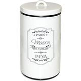 Inde Pasta Pot met Parijs Deksel, 14 x 24,5 cm, Metaal, Meerkleurig, One Size