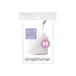 Simplehuman CW0173 Code M Afvalzak, 45L, Wit, 20 Stuk
