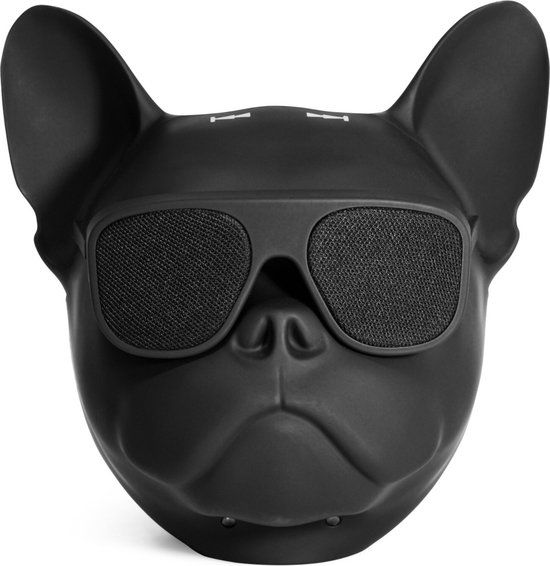 Ibiza DOG-SOUND Bluetooth Speaker - Dog Head Design - Black