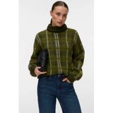 VERO MODA gebreide geruite trui - groen
