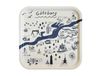 Fine Little Day Plateau Gothenburg 32x32 cm Blanc-Bleu