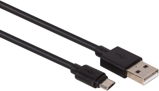 Velleman Micro-USB naar USB A 2.0 kabel 4m zwart