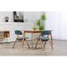 Pangivo Lot De 2 Chaises Pliantes En Bois De Hêtre Avec Assise Rembourrée Et Housse Amovible Bleu