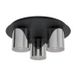 EGLO Gorosiba 1 Plafondlamp Zwart/Staal E27 3x40W Rond 45cm