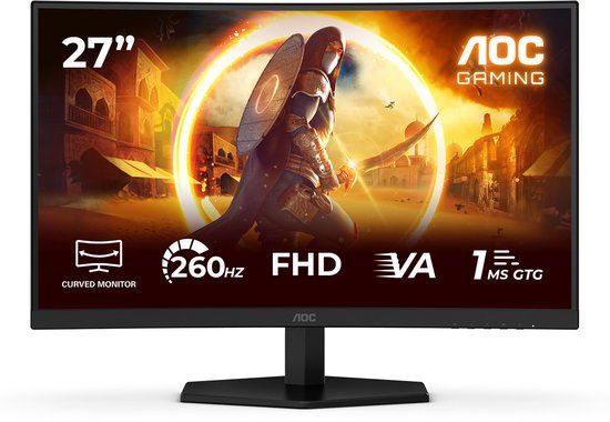 AOC C27G42ZE computer monitor 68,6 cm (27") 1920 x 1080 Pixels Full HD LCD Zwart, Rood
