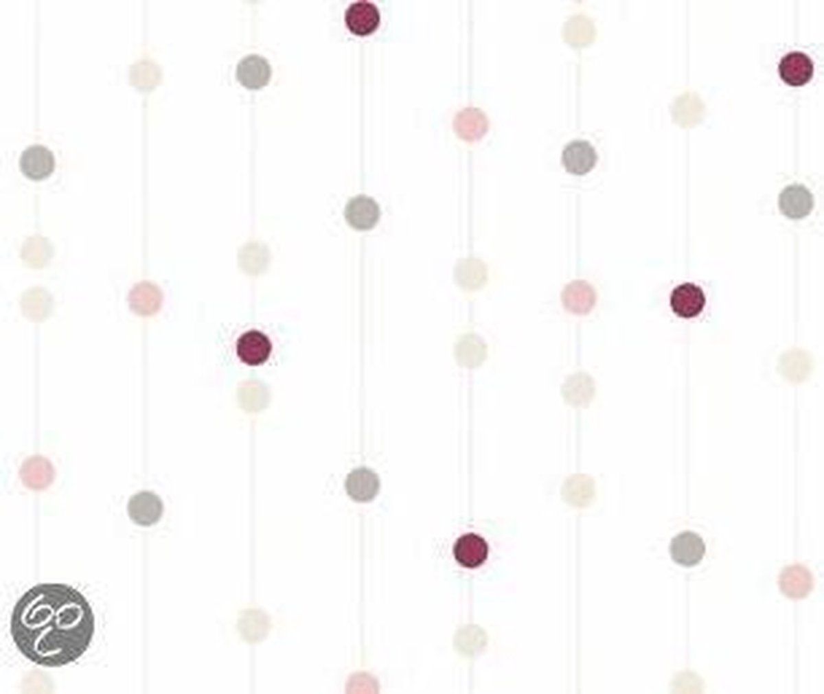A.S. Création Life 2 - STIPPEN BEHANG - roze grijs wit - 1005 x 53 cm