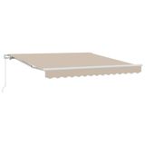 VidaXL 3330339 zonnescherm Beige 2500 mm