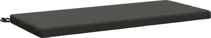 vidaXL - Coussin de banc - SOEST - 100% Polyester - Anthracite - 110 x 50 x 5 cm