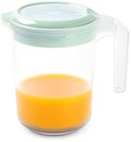 Plasticforte Sapkan / Schenkkan karaf met deksel - 1500 ml - groen - kunststof