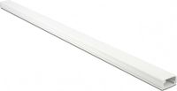 Delock Kunststof kabelgoot met cover en zelfklevende plakstrip - 100 x 2,6 cm / wit