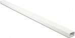 Delock Kunststof kabelgoot met cover en zelfklevende plakstrip - 100 x 2,6 cm / wit