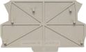 Weidmüller AP MCZ1.5 Plaque de recouvrement Beige 1 pièce(s)